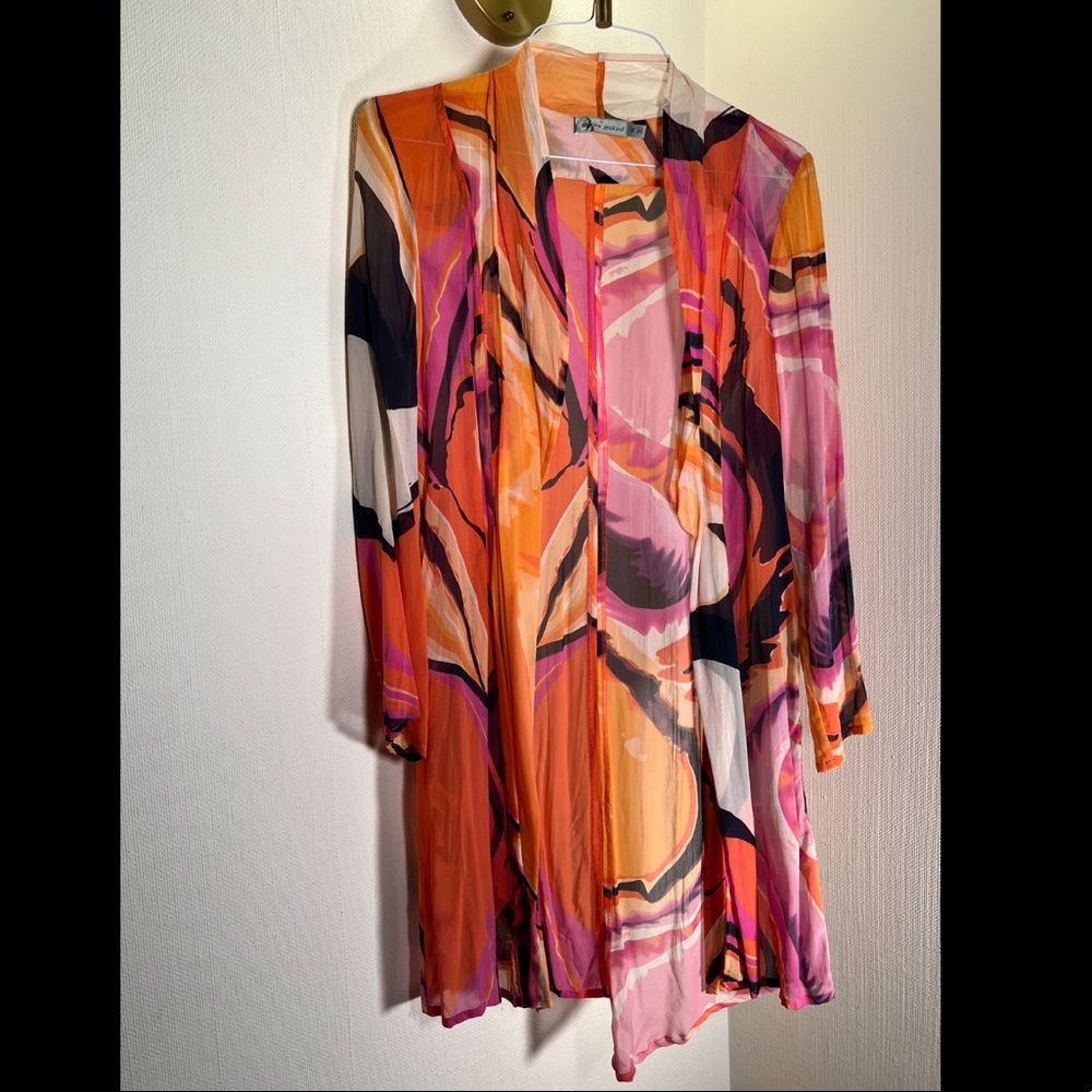 Sheer cover up / blouse